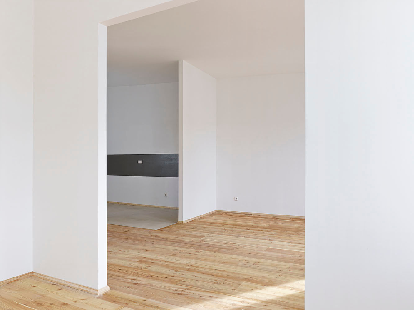 Trennwände quartier vier Architekten Landschaftsarchitekten Minimalistische Wohnzimmer