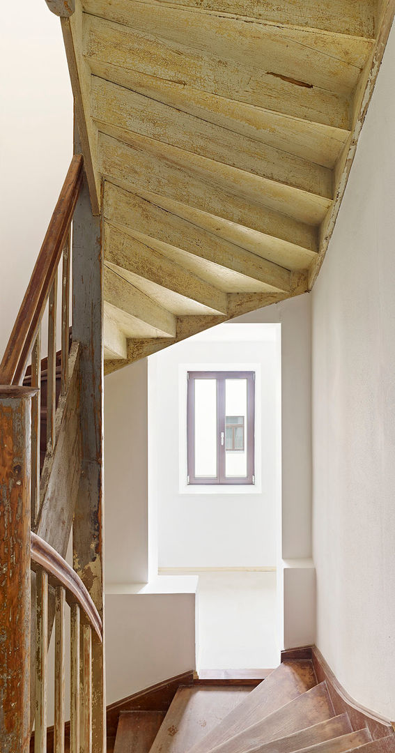 Wohn-Ensemble Hähnelstraße, quartier vier Architekten Landschaftsarchitekten quartier vier Architekten Landschaftsarchitekten Minimalist corridor, hallway & stairs