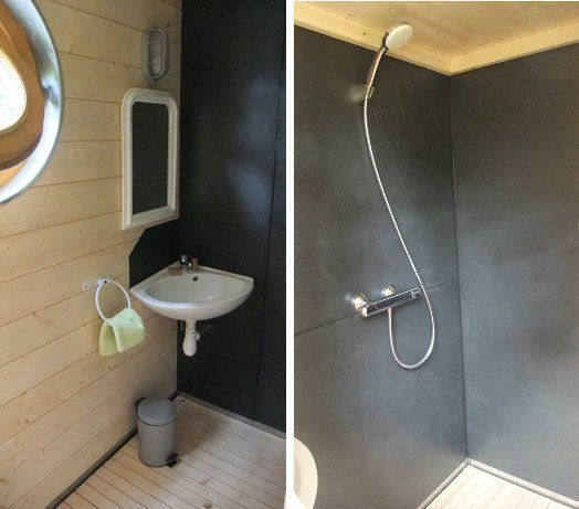 Mobile Ec'Home, un habitat léger de loisir écologique, insolite et nomade, Alter Ec'Home& Alter Ec'Home& Eclectic style bathroom