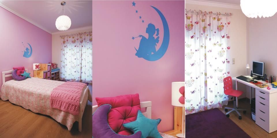 Apartamento c/ 2 quartos - Cacém, Sintra, Traço Magenta - Design de Interiores Traço Magenta - Design de Interiores Nursery/kid’s room