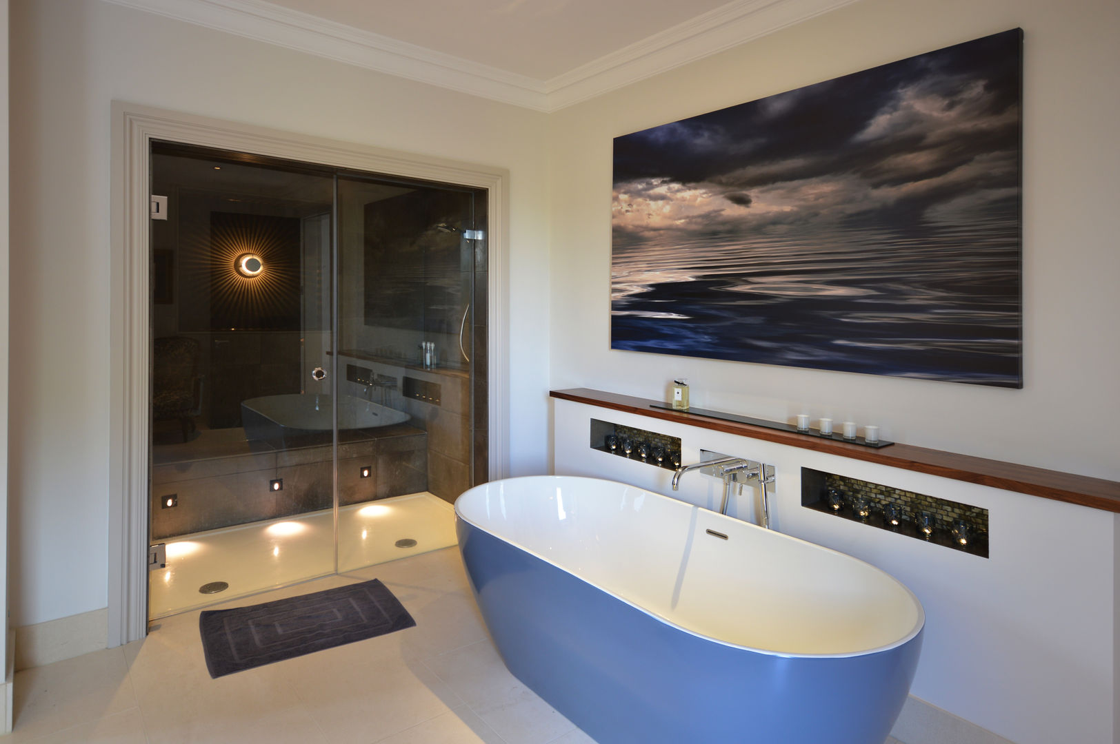 The master bathroom Zodiac Design Modern Banyo