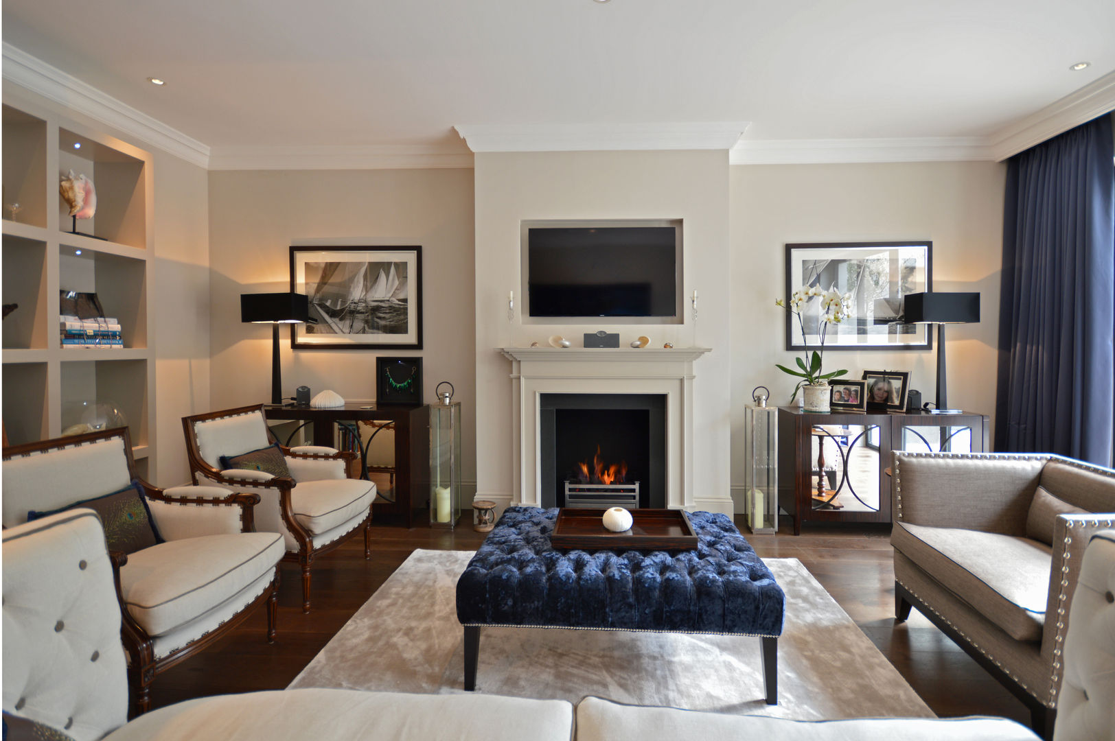 The living room Zodiac Design Livings modernos: Ideas, imágenes y decoración