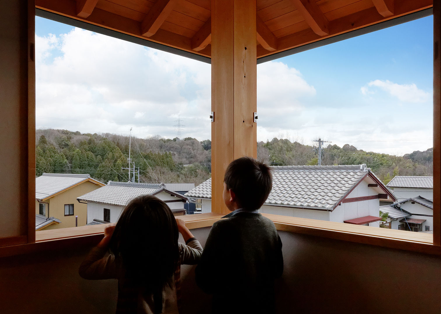 N House, 磯村建築設計事務所 磯村建築設計事務所 Modern windows & doors