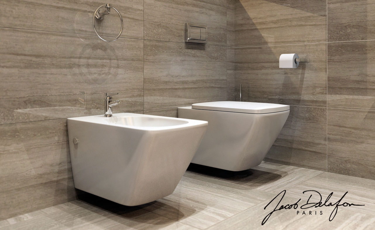 Grey elegance, Домрачева Екатерина Домрачева Екатерина Modern bathroom Toilets