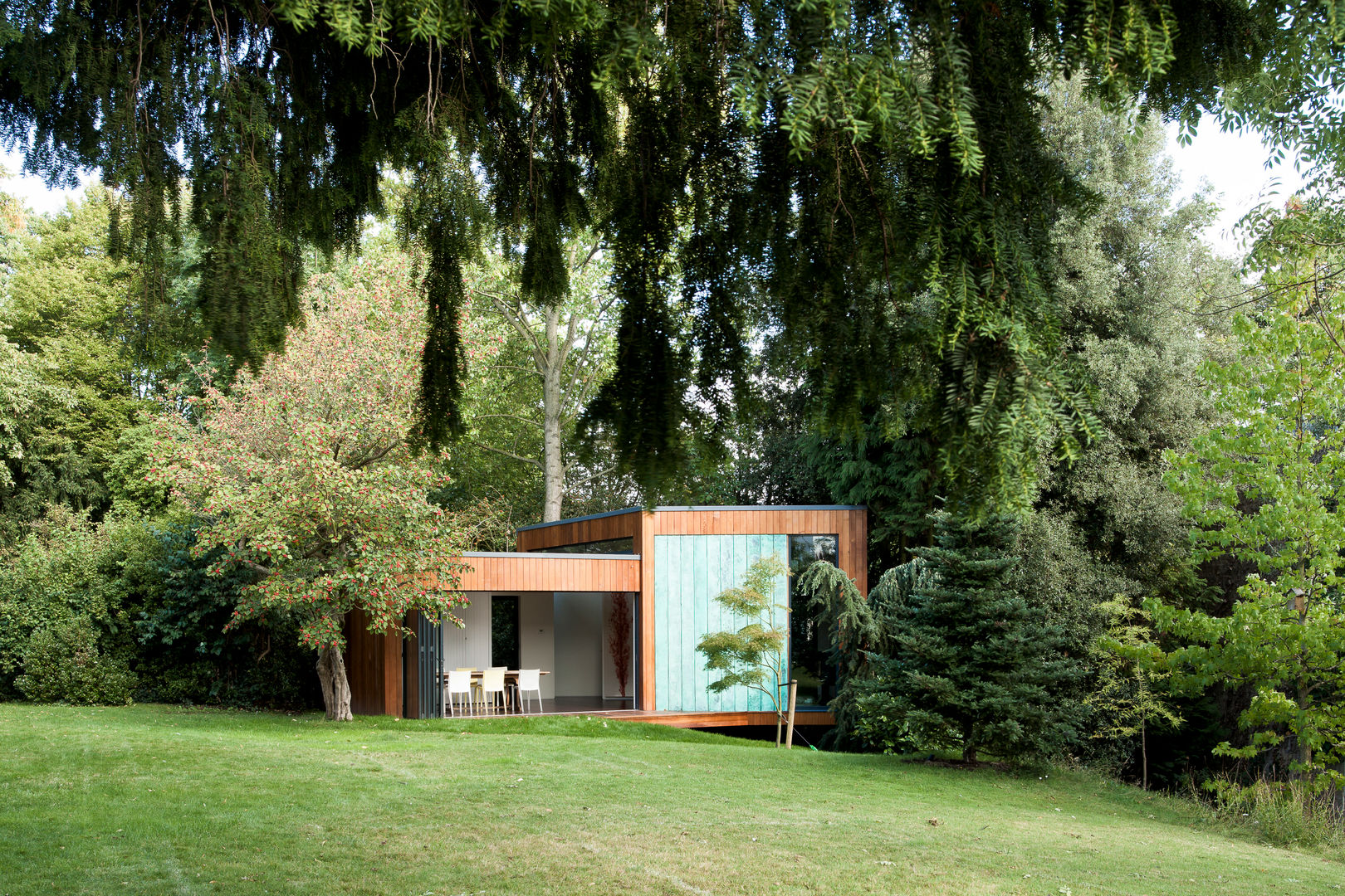 Summer House, Blackheath, Fraser Brown MacKenna Architects Fraser Brown MacKenna Architects Modern living room