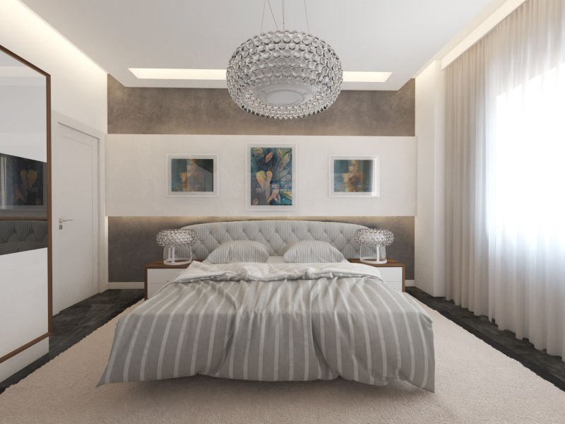 Konut Projesi, İNDEKSA Mimarlık İç Mimarlık İnşaat Taahüt Ltd.Şti. İNDEKSA Mimarlık İç Mimarlık İnşaat Taahüt Ltd.Şti. Bedroom Beds & headboards