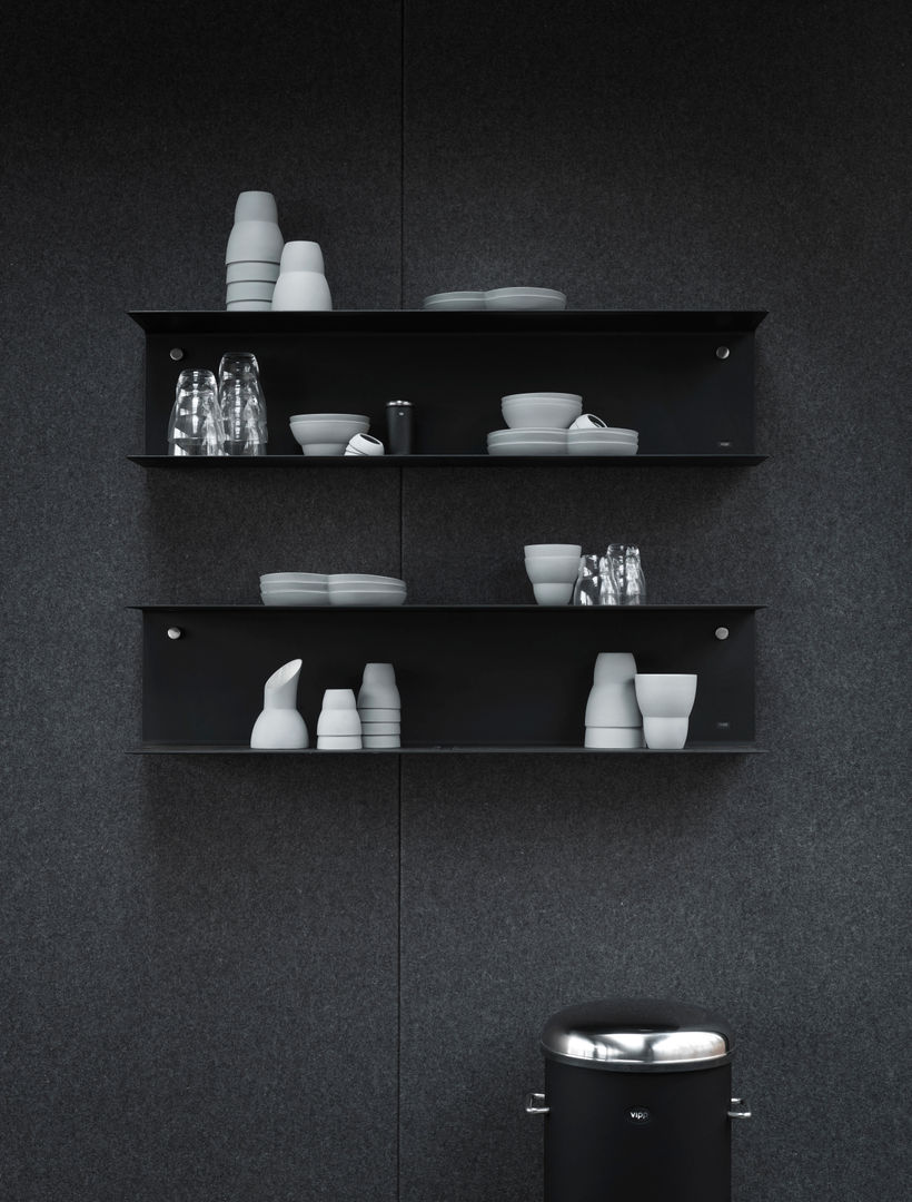 Vipp shelves Vipp Salas de estilo industrial Estanterías