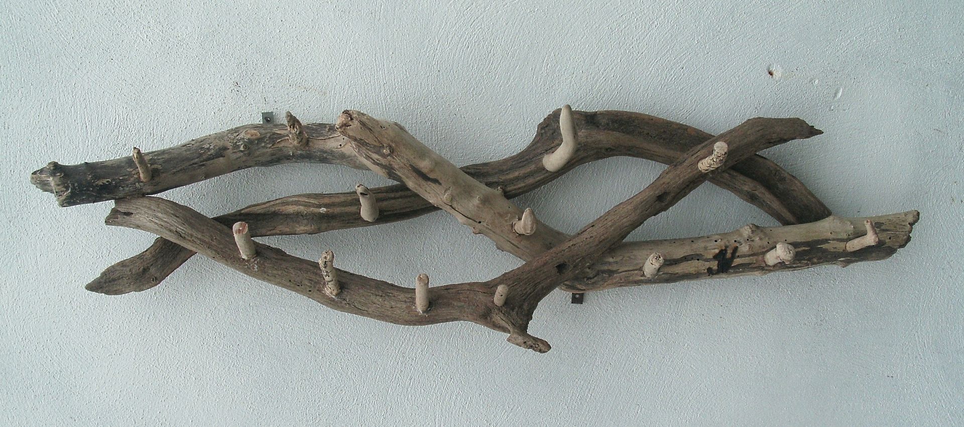 Driftwood Coat Hooks Julia's Driftwood Rustic style corridor, hallway & stairs Clothes hooks & stands
