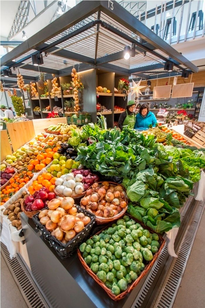 Islas de pescado e isla de fruta y verdura b+t arquitectos Espacios comerciales Espacios comerciales