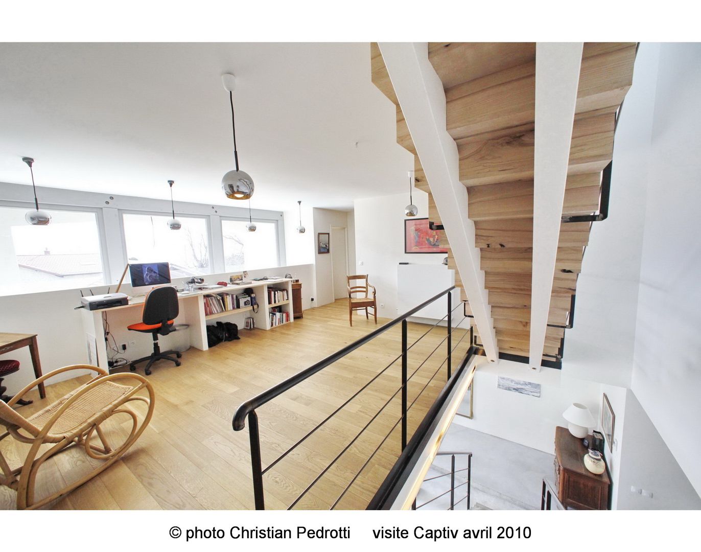 Réhabilitation d'une maison à Claix (38), La Fabrique Architectes La Fabrique Architectes 모던스타일 서재 / 사무실