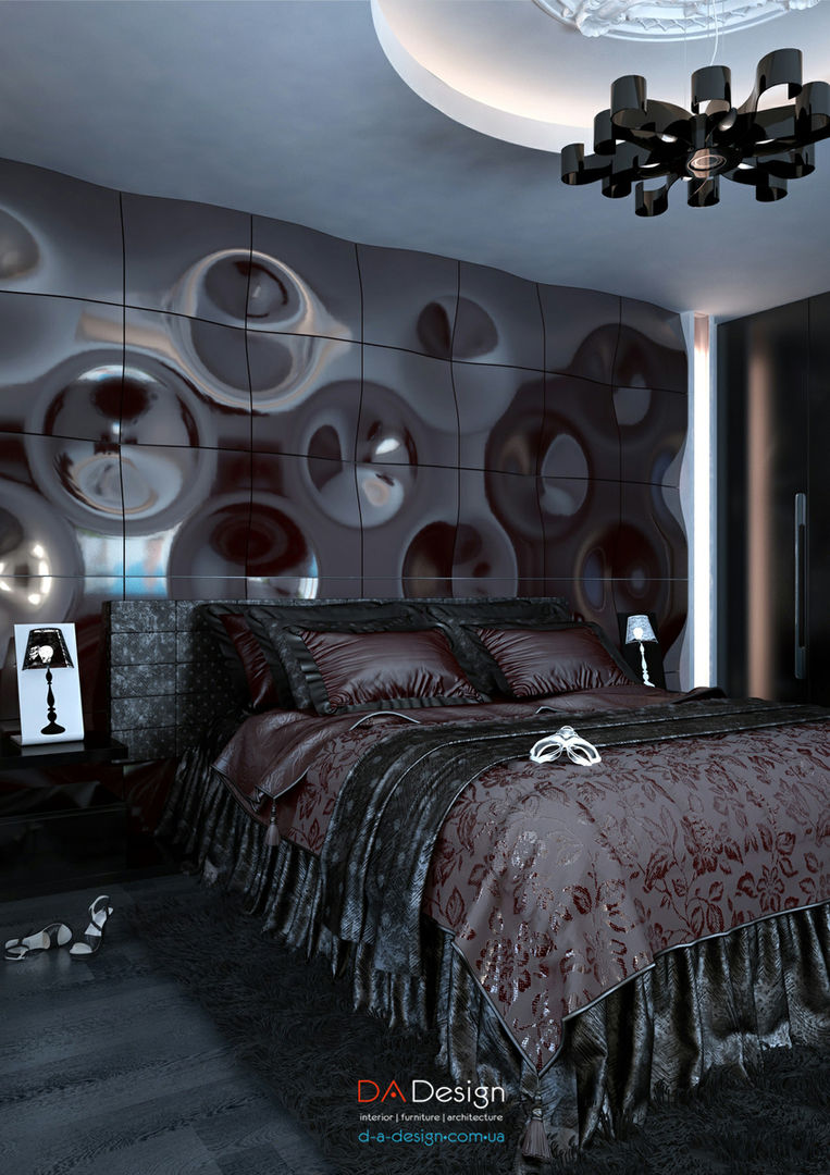 Glamour Apartment, DA-Design DA-Design Camera da letto eclettica