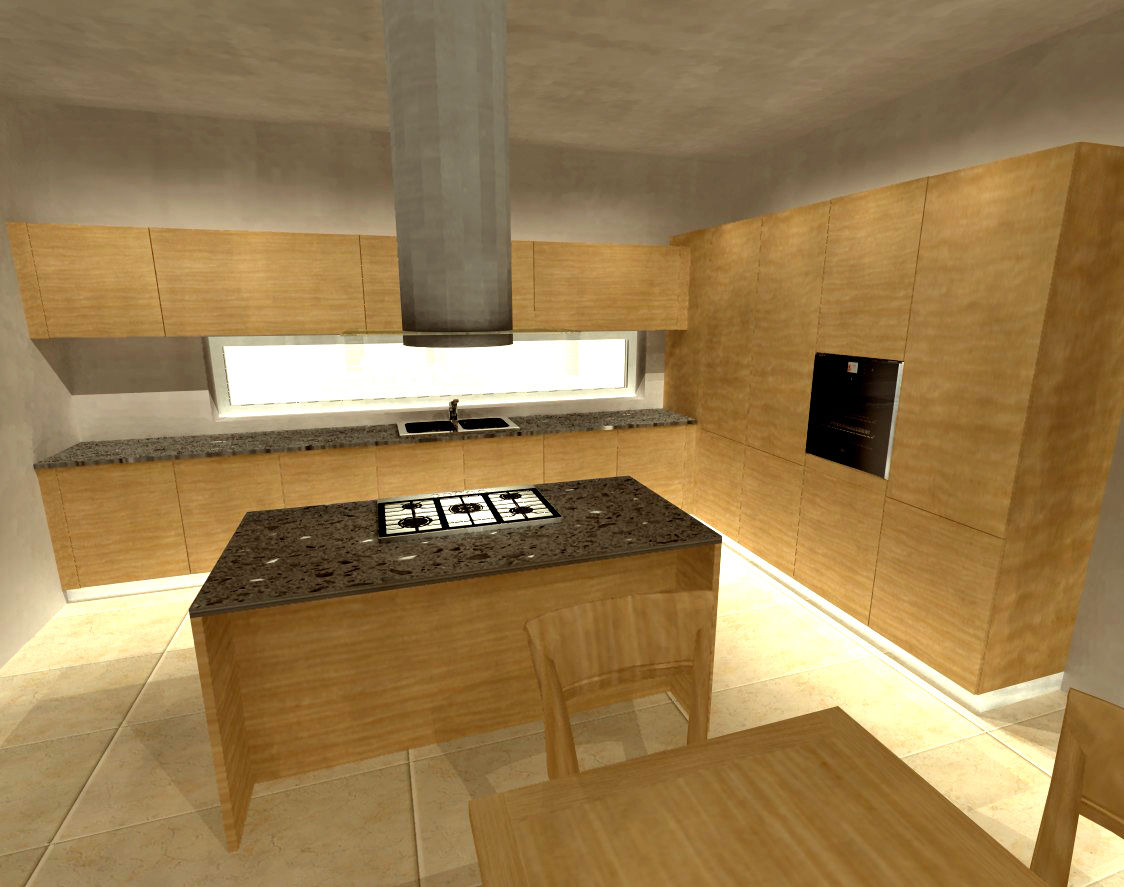 Render Progetti, Simone Battistotti - SB design Simone Battistotti - SB design Modern style kitchen