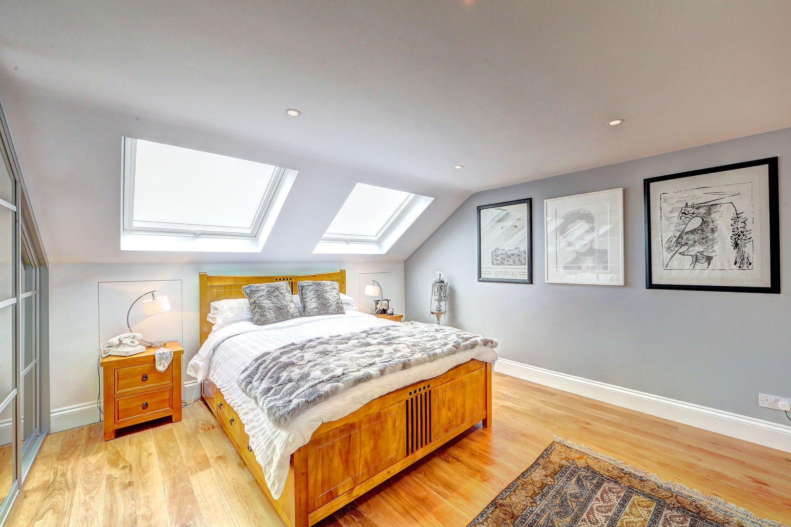 ​mansard loft conversion wandsworth homify モダンスタイルの寝室