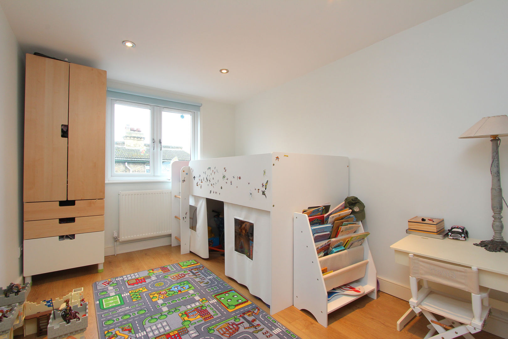 ​l-shaped dormer loft conversion clapham homify Modern nursery/kids room