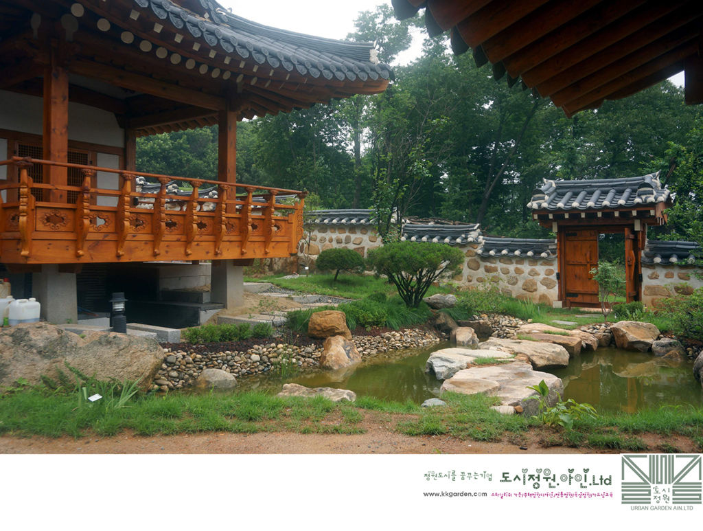 Korea traditional garden - 남양홍씨 대호군파 재실정원, Urban Garden AIN.Ltd Urban Garden AIN.Ltd 庭院