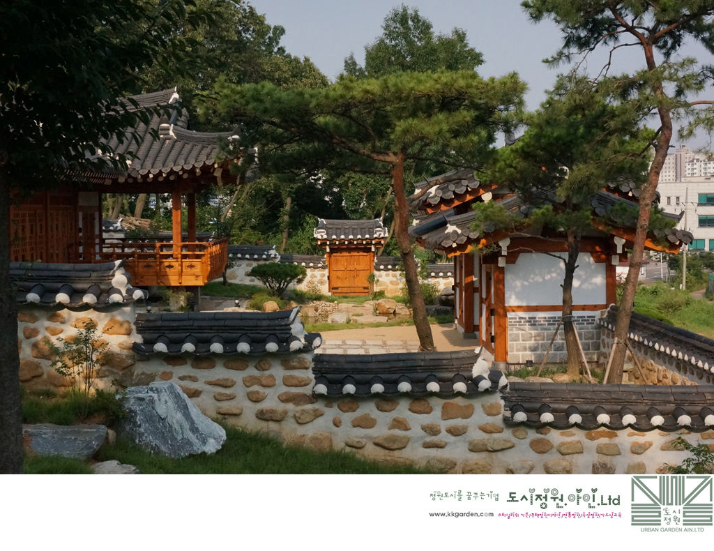 Korea traditional garden - 남양홍씨 대호군파 재실정원, Urban Garden AIN.Ltd Urban Garden AIN.Ltd Asian style gardens
