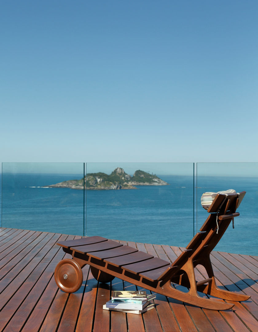 Vista terraço House in Rio Varandas, marquises e terraços modernos