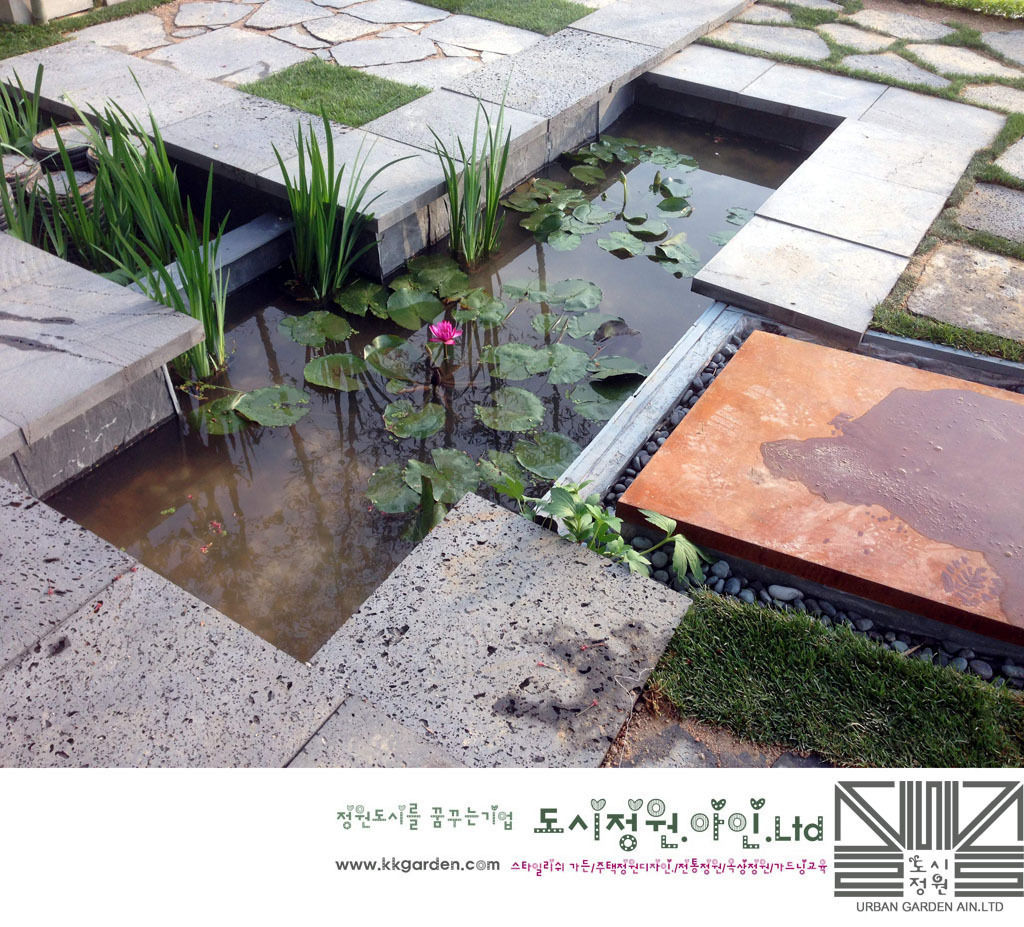 Korea Garden Show [2014]-광풍제월 Urban Garden AIN.Ltd 모던스타일 정원 식물,재산,도로 표면,토지,도시 디자인,직사각형,잔디,라인,주거 지역,그라운드 커버