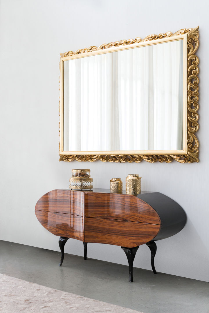 Sideboard Beans and Magic Mirror homify Eclectische eetkamers Kasten & dressoirs