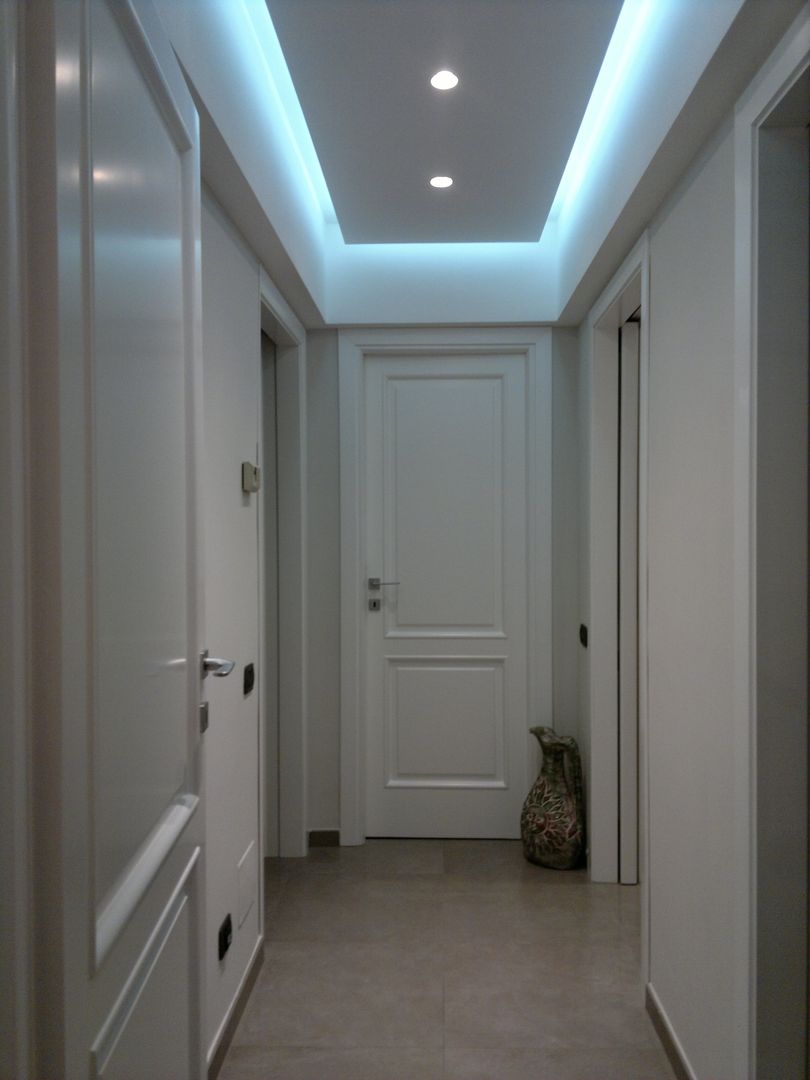 Quando lo spazio è prezioso…sensazioni di un Loft, Architettura Architettura Modern corridor, hallway & stairs Lighting
