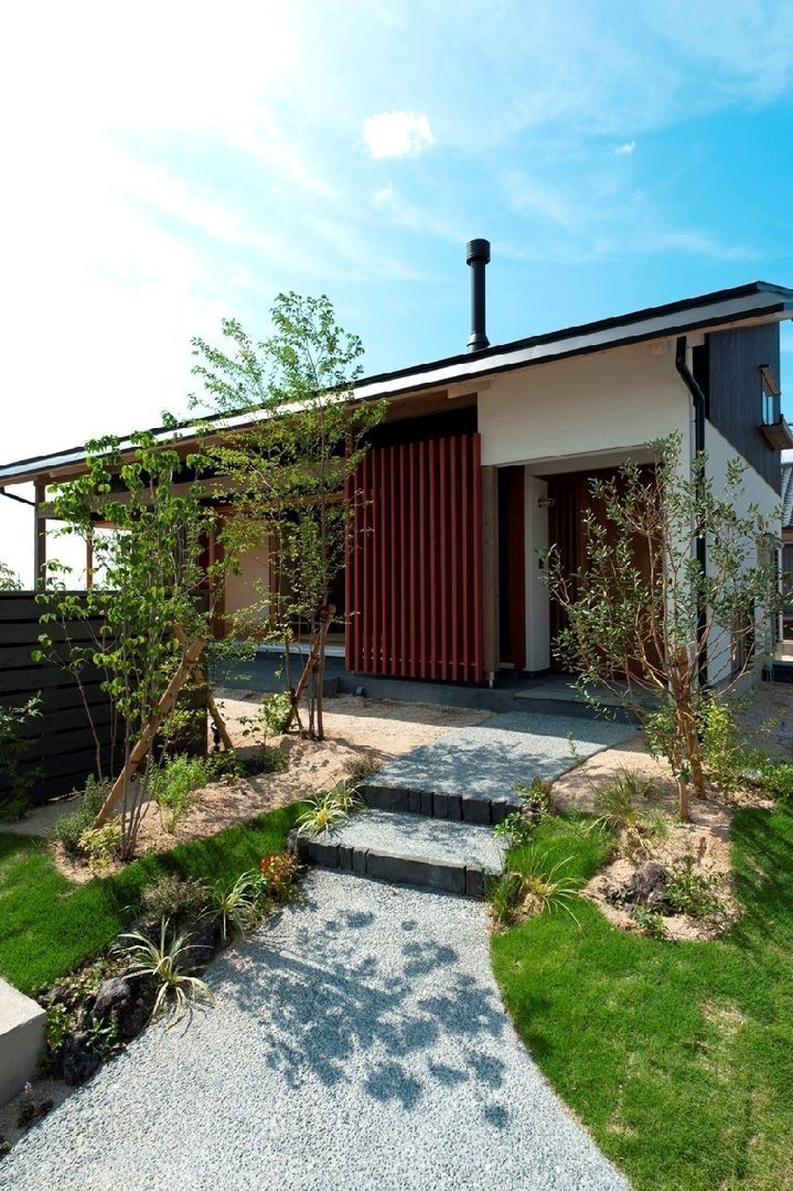 うきはの家, AMI ENVIRONMENT DESIGN／アミ環境デザイン AMI ENVIRONMENT DESIGN／アミ環境デザイン Casas de estilo asiático