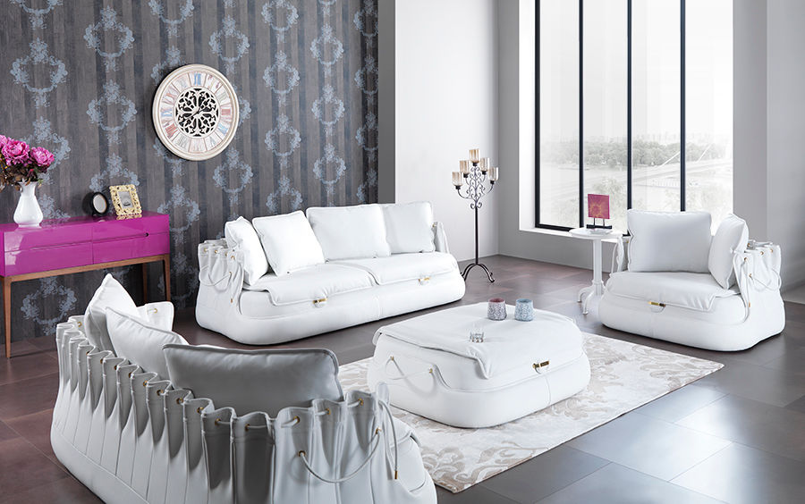 Medcezir çanta salon , Trabcelona Design Trabcelona Design Modern living room Sofas & armchairs
