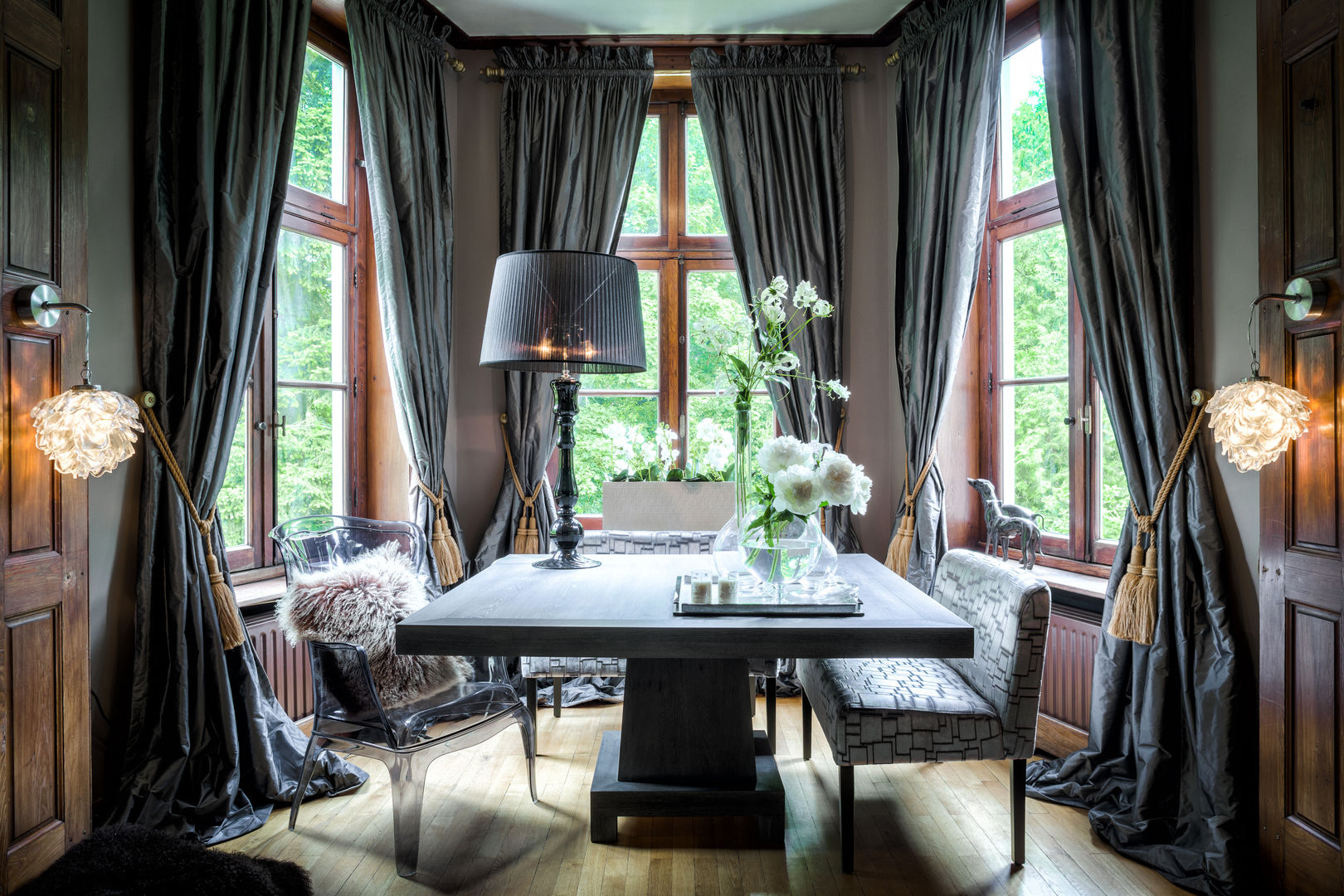 herenhuis op de Veluwe, RUPERT & RUPERT RUPERT & RUPERT Eclectic style dining room Tables