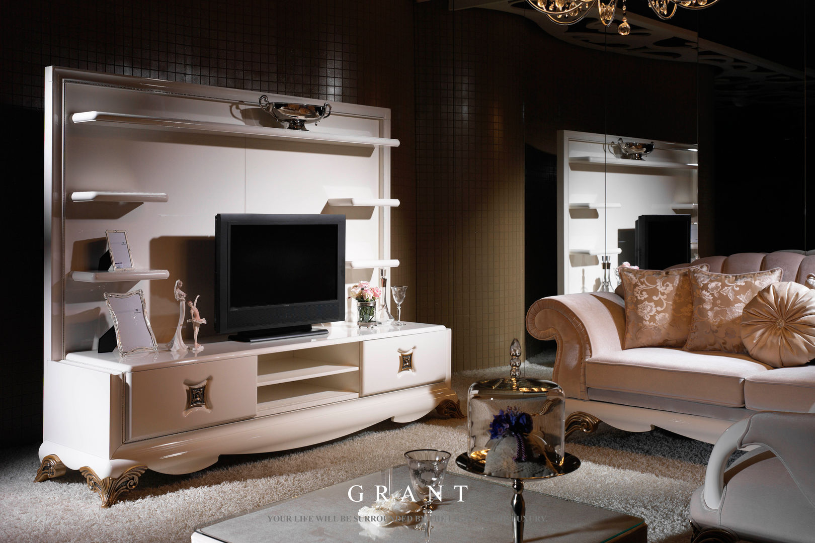 Grant TV ünitesi, Trabcelona Design Trabcelona Design 모던스타일 거실 TV 스탠드 & 캐비닛