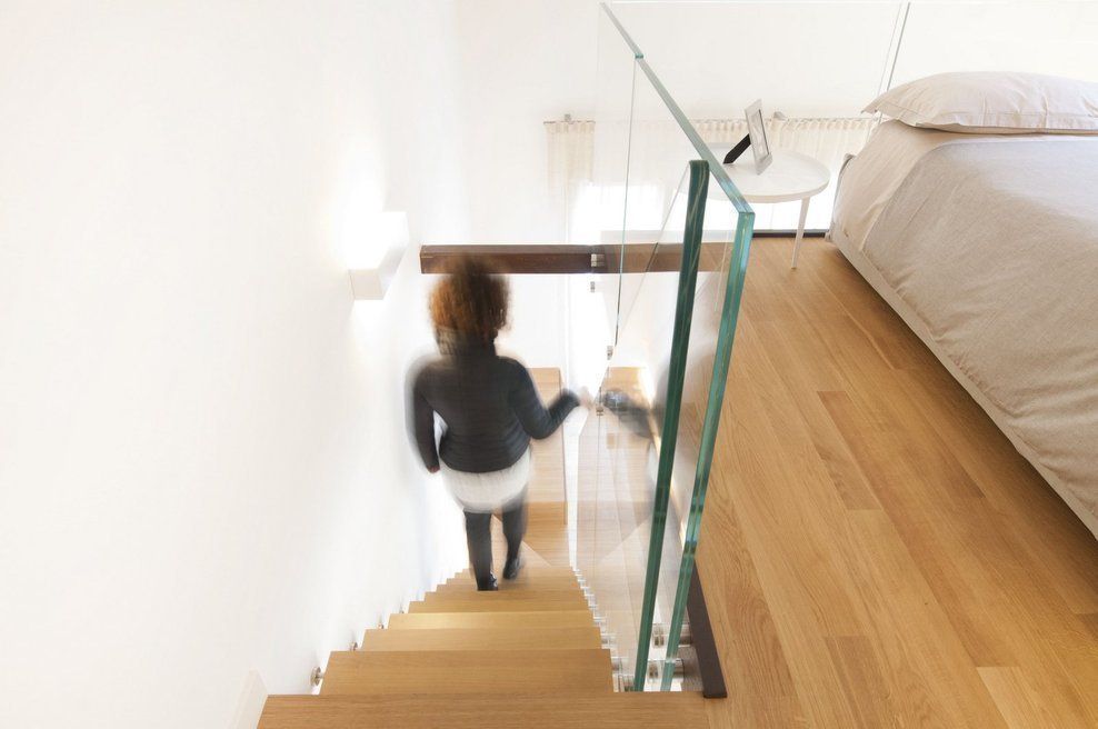 Casa k_a, Andrea Stortoni Architetto Andrea Stortoni Architetto Modern Corridor, Hallway and Staircase