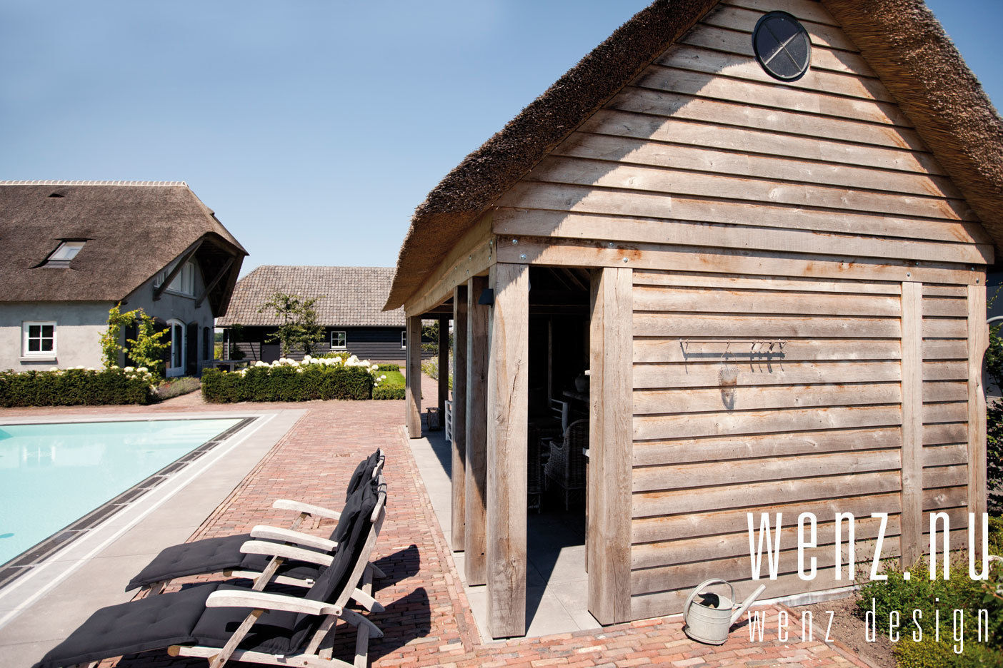 WENZdesign Poolhouse, WENZdesign WENZdesign Garajes de estilo rural