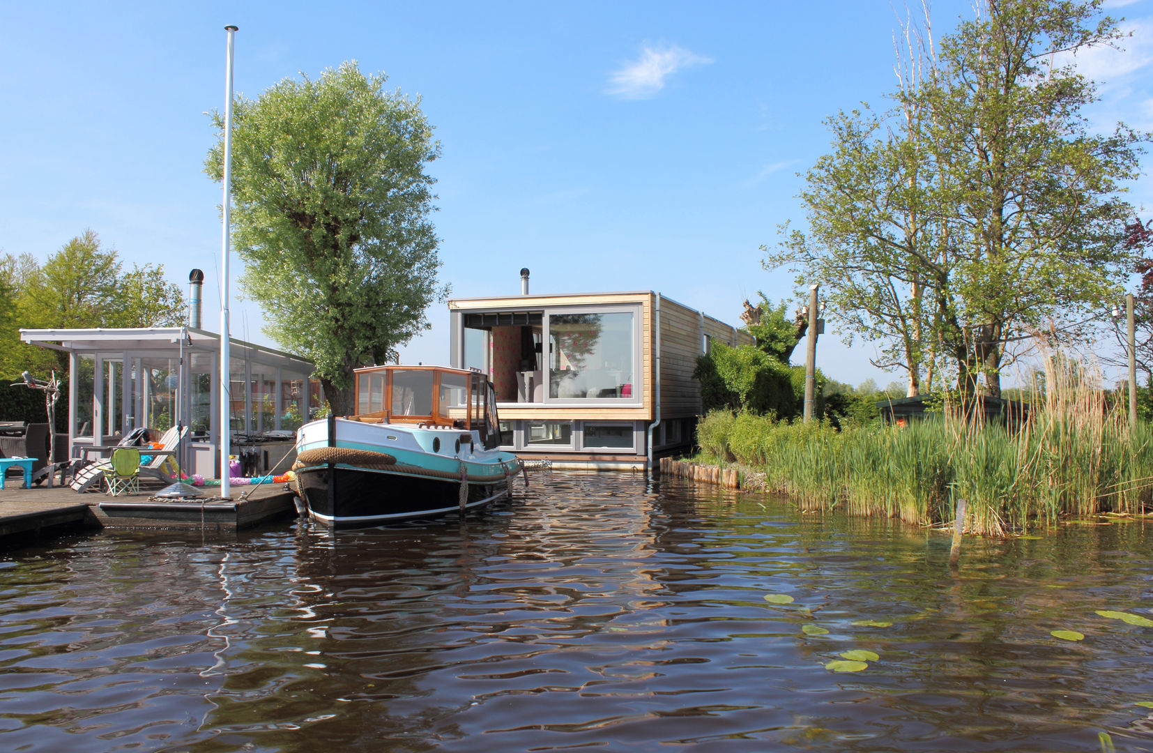 Recreatie Woonboot, Bob Ronday Architectuur Bob Ronday Architectuur Modern houses