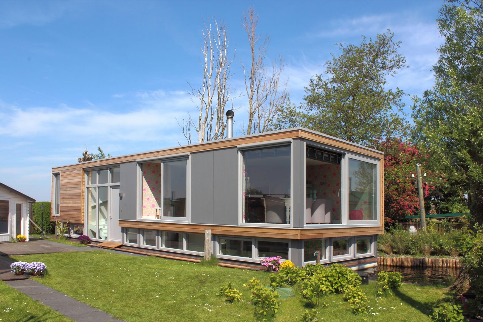 Recreatie Woonboot, Bob Ronday Architectuur Bob Ronday Architectuur Casas modernas