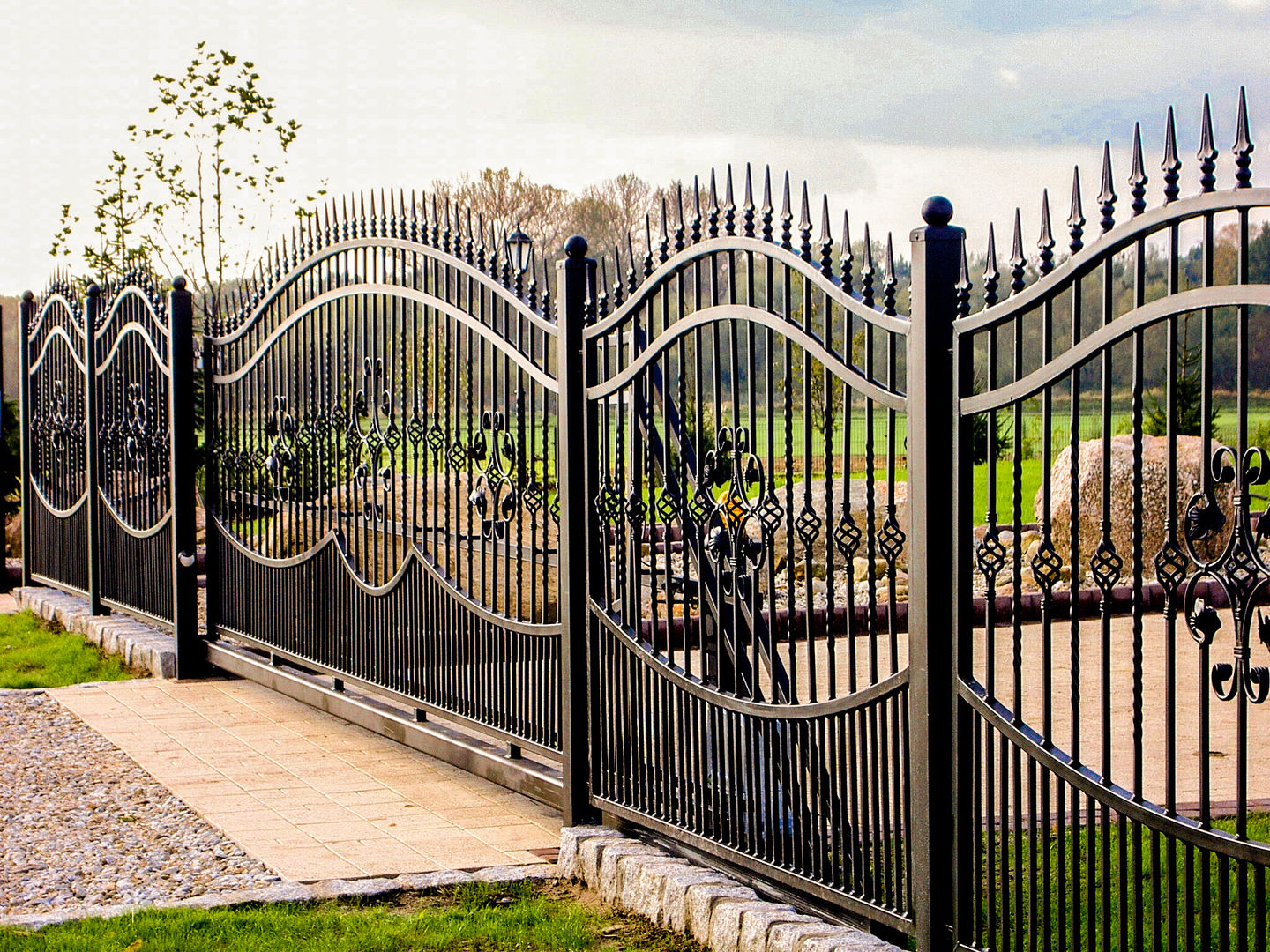 Realizacja ogrodzenia 6, Armet Armet Classic style garden Fencing & walls