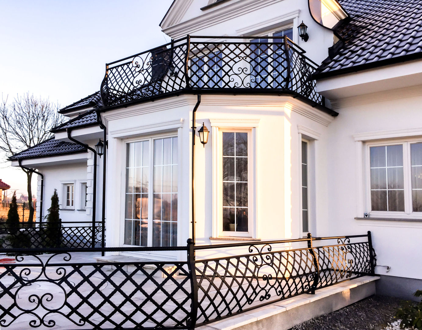 Realizacja ogrodzenia 10, Armet Armet Classic style balcony, veranda & terrace Accessories & decoration