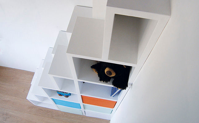 TRAPKAST | BERG OP & KLIM, WEBERontwerpt | architectenbureau WEBERontwerpt | architectenbureau Modern nursery/kids room