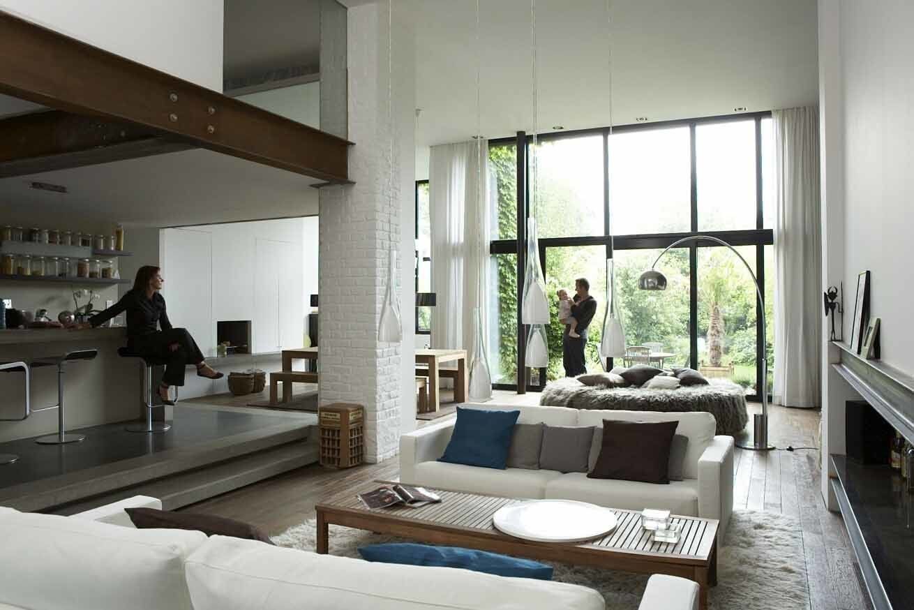 renovation haut de gamme à roubaix, vr-architecture vr-architecture Livings de estilo minimalista