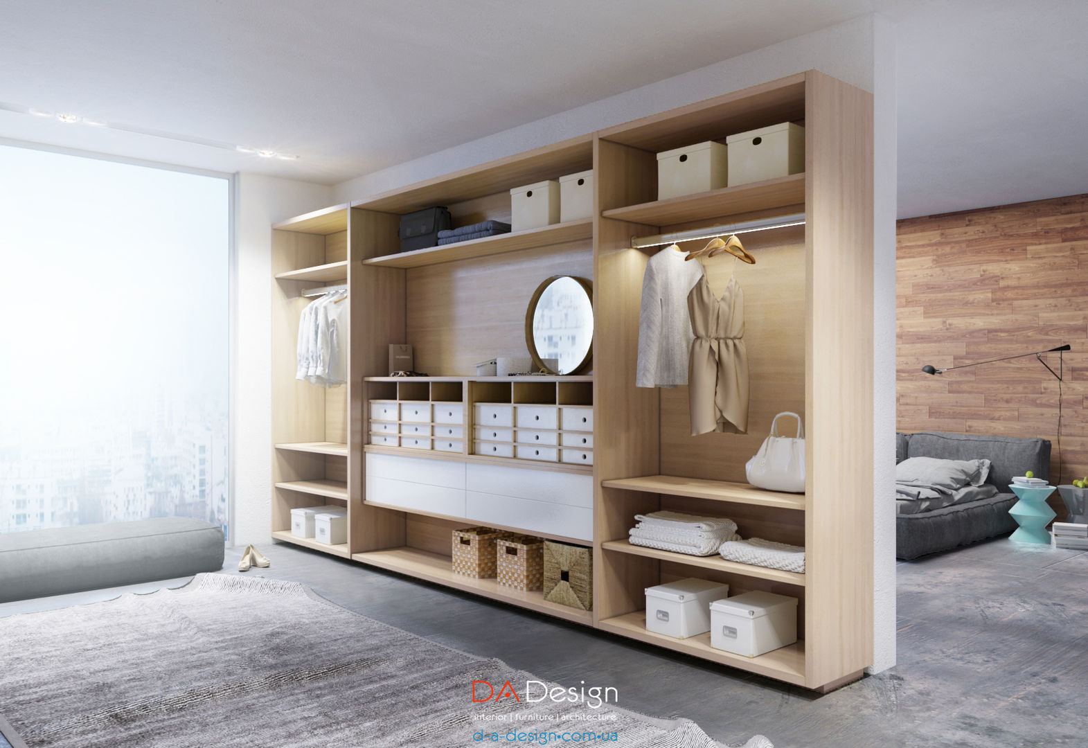 Wardrobe Collection, DA-Design DA-Design 미니멀리스트 드레싱 룸