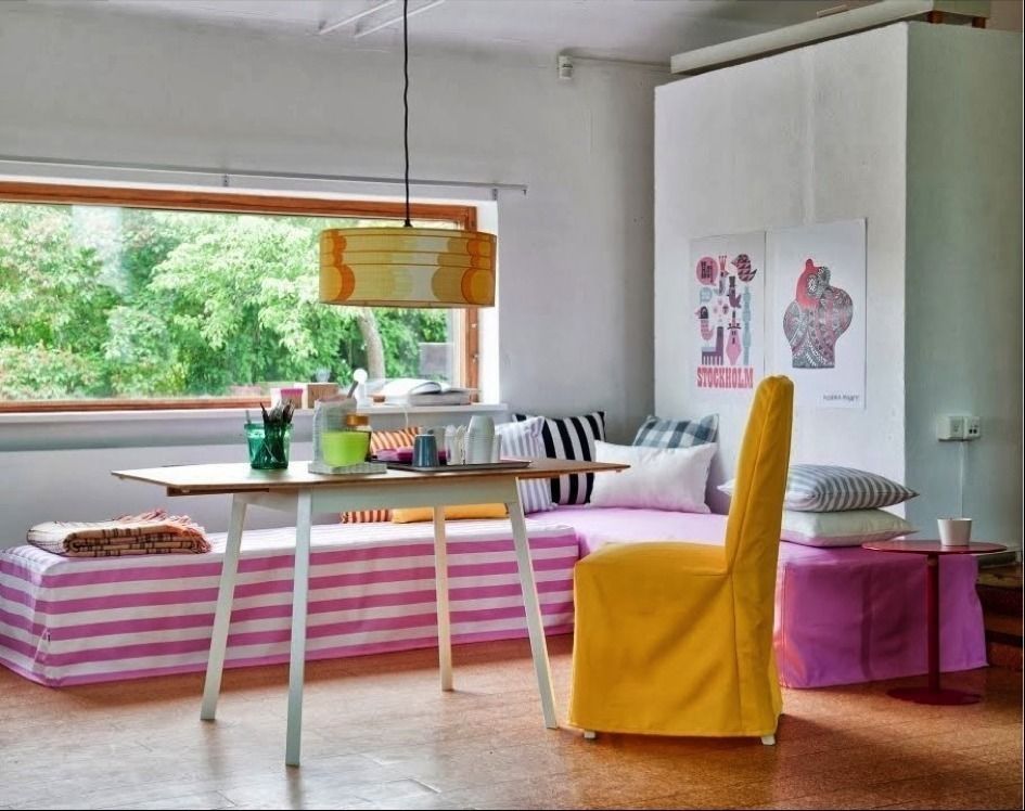 Clevere Design-Tipps für urbanes, kompaktes Leben von Bemz - kleines Schlafzimmer großartig gemacht!, Bemz Bemz Quartos escandinavos Camas e cabeceiras