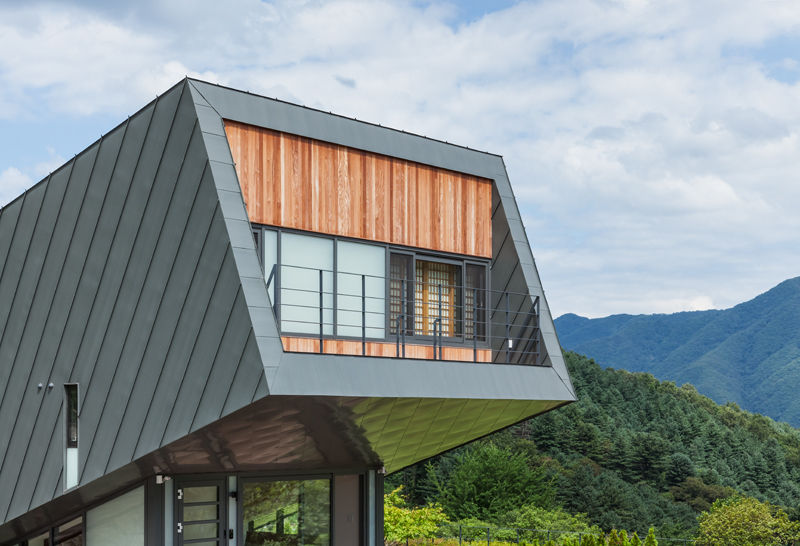 Leaning House, PRAUD PRAUD Casas de estilo moderno