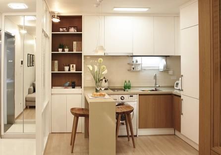 현대 Sun&VILL Unit 'C-TYPE', DESIGNBLOB DESIGNBLOB Cocinas de estilo moderno