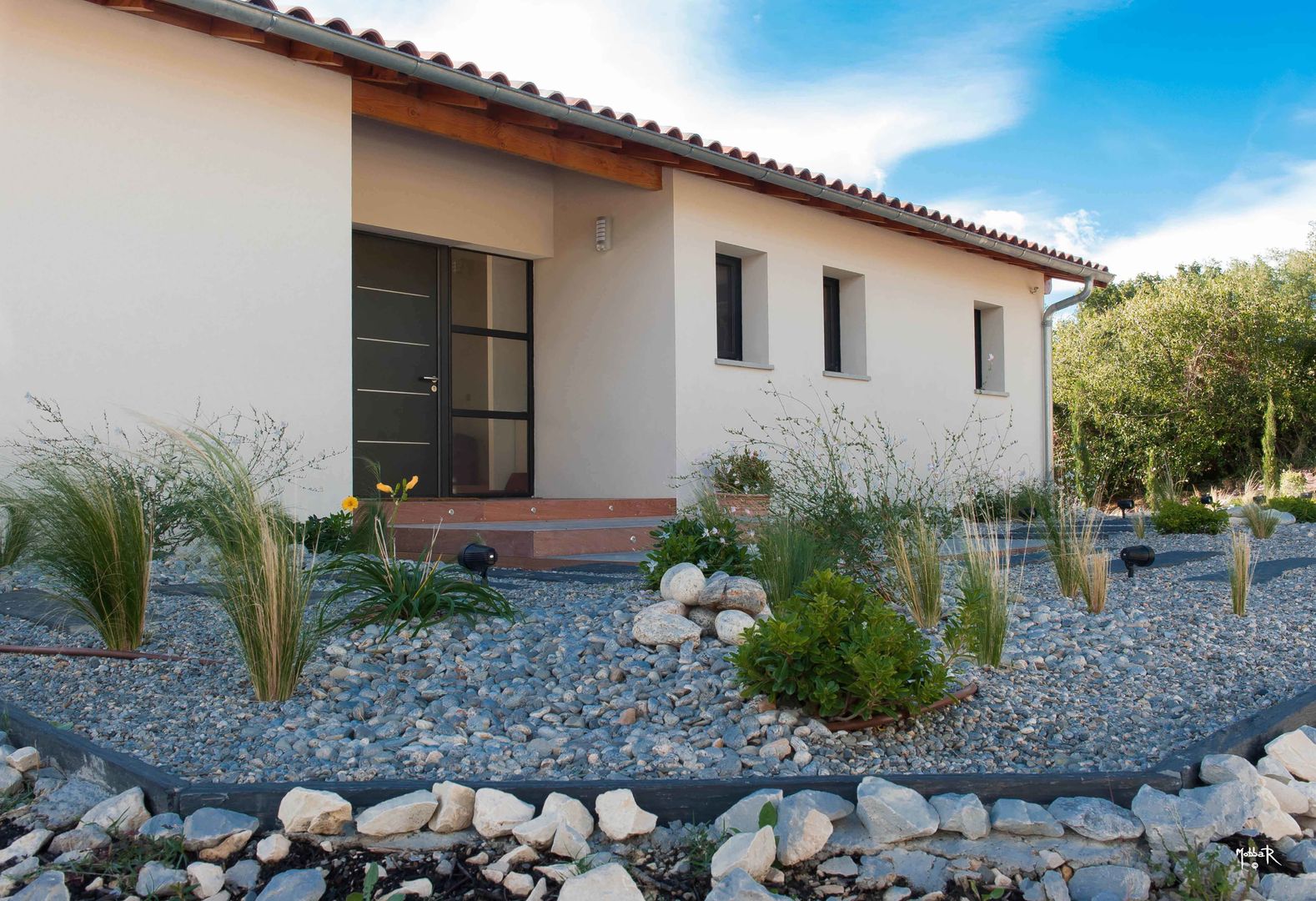 Maison individuelle BBC à Péchabou, POUGET Agnès POUGET Agnès Modern home