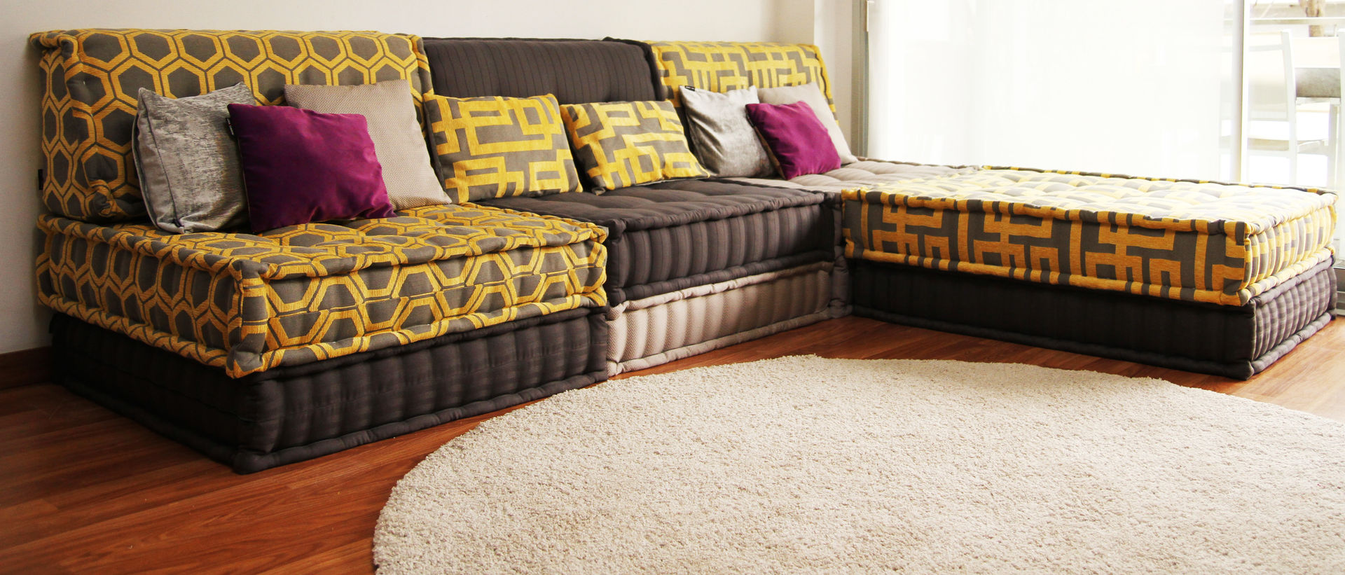 Sofa modulable modelo "Craft" - Girona , LOOK & CUSHION LOOK & CUSHION Modern living room Sofas & armchairs