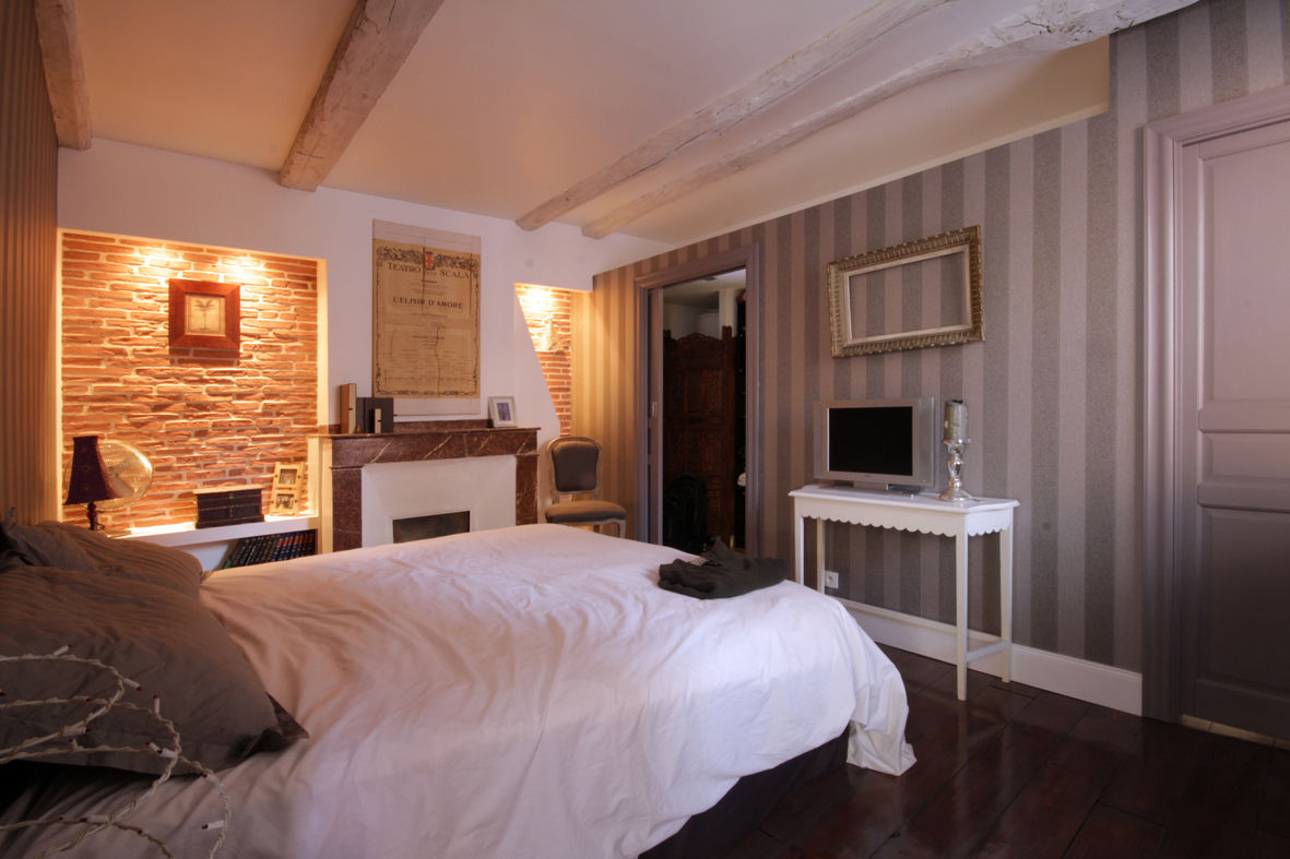 RENOVATION APPARTEMENT C, Atelier S architectures Atelier S architectures Master bedroom