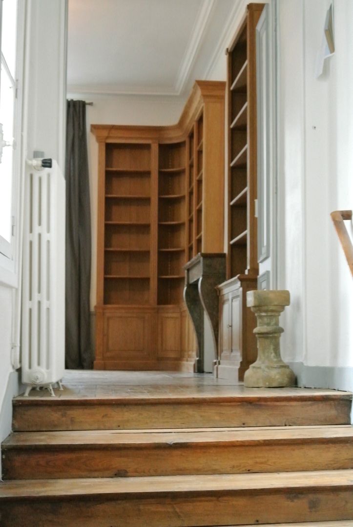 bibliotheque, BEDUCHAUD EBENISTE BEDUCHAUD EBENISTE Phòng khách phong cách kinh điển Shelves