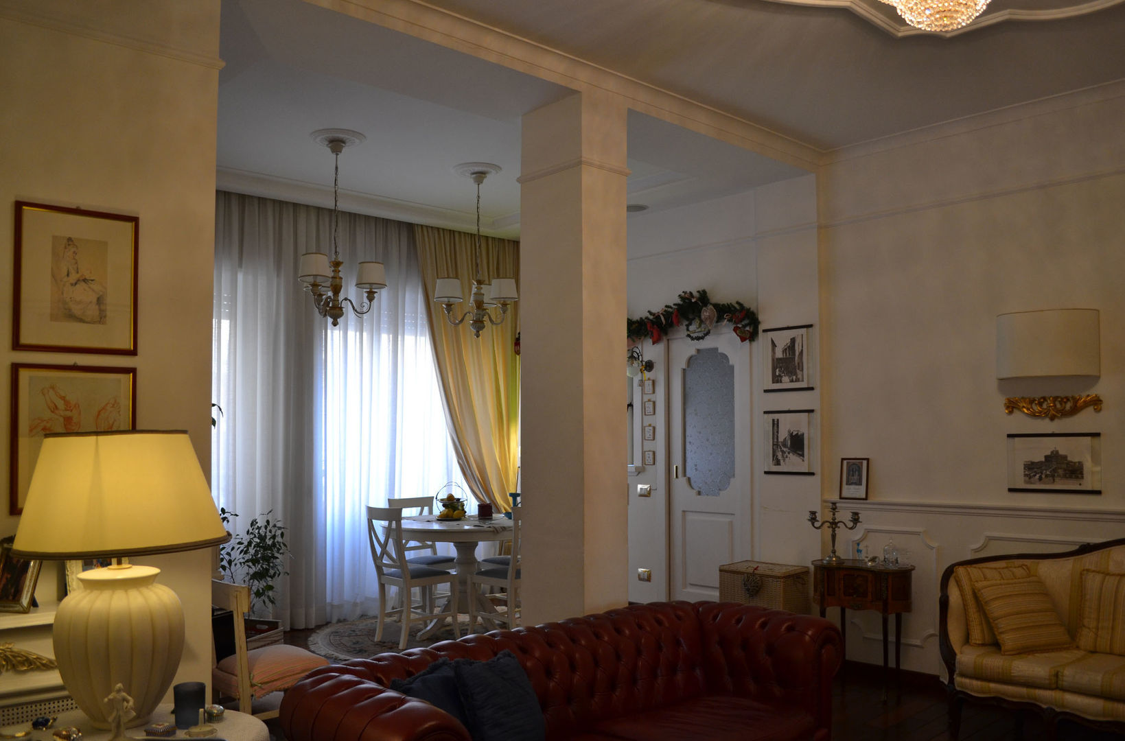 the livingroom arch. Paolo Pambianchi Classic style dining room