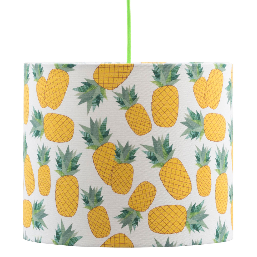 Piña lampshade homify Tropical style living room Lighting