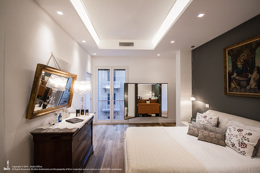 Appartamento #A76, Studio DiDeA architetti associati Studio DiDeA architetti associati Modern style bedroom