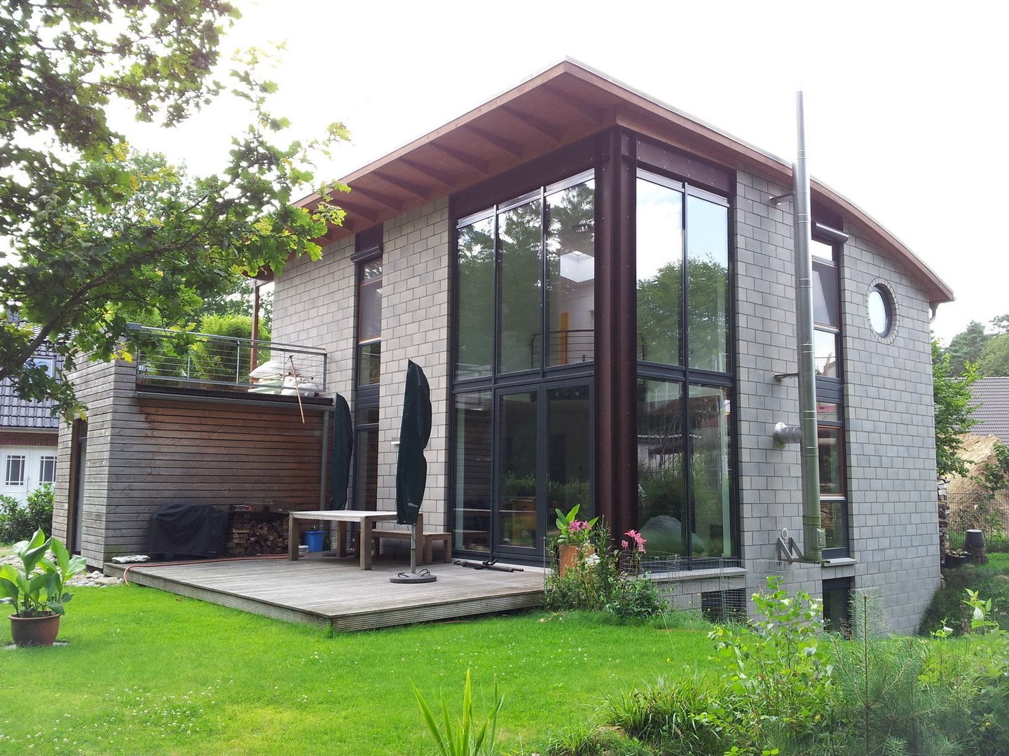 Einfamilienwohnhaus im Landkreis Hamburg/ Harburg, Architekt Witte Architekt Witte Detached home کنکریٹ Grey