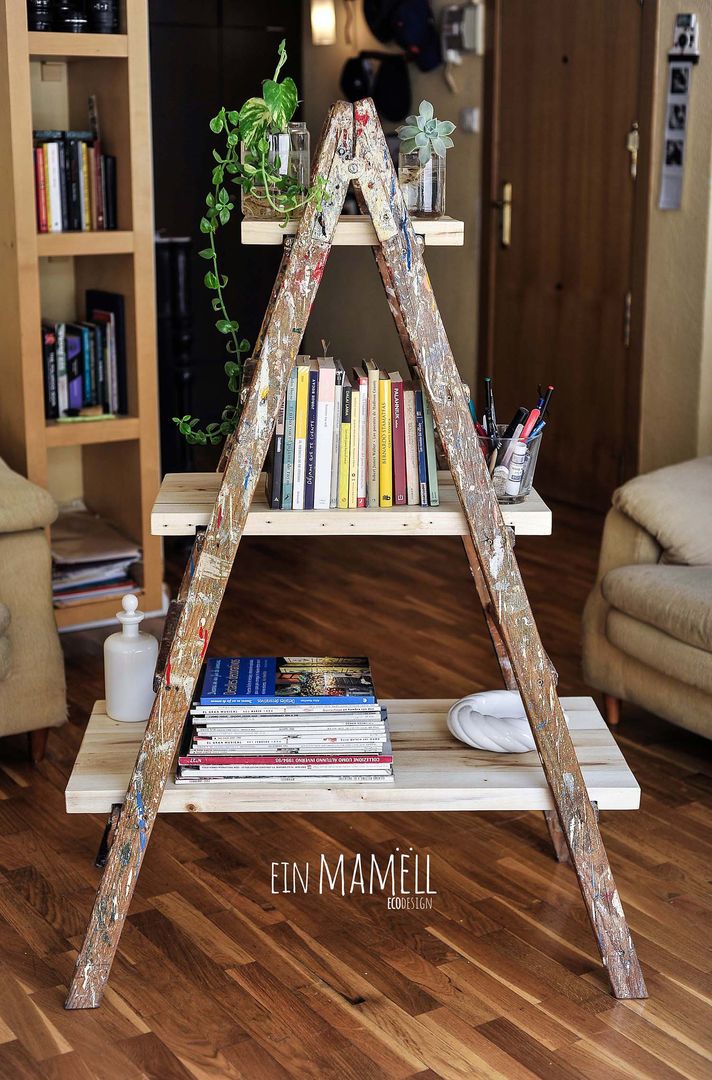 Escalera de pintor vintage, Ein Mamëll Ein Mamëll ห้องเก็บของ ที่เก็บของ