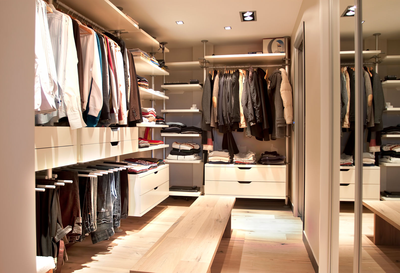 SAHİLEVLERİ PROJE, As Tasarım - Mimarlık As Tasarım - Mimarlık Modern dressing room Wardrobes & drawers